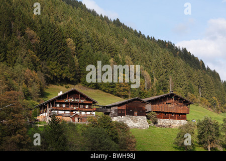 Bauernhof in Neukirchen bin Großvenediger, Pinzgau, Salzburger Land Grafschaft, Salzburg, Österreich, Europa Stockfoto