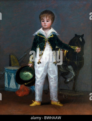 José Costa y Bonells starb l870, genannt Pepito von Francisco de Goya y Lucientes, Metropolitan Museum of Art, New York City Stockfoto