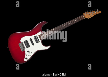 Eine e-Gitarre des Tom Andersons Markennamens. Guitare Électrique de Marque Tom Anderson. Stockfoto