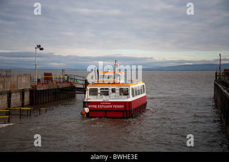 Die Knott Ende Fähre von Fleetwood  Wyre Passagier Fähre in Fleetwood, Lancashire, UK Stockfoto