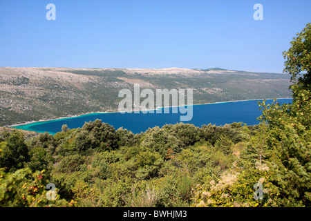 Vrana See - die einzige Quelle des Süßwassers für Cres und Losinj Insel Bewohner, Kroatien Stockfoto