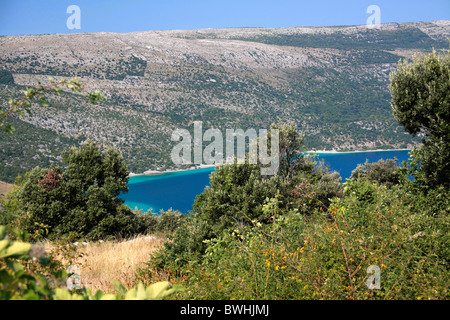 Vrana See - die einzige Quelle des Süßwassers für Cres und Losinj Insel Bewohner, Kroatien Stockfoto