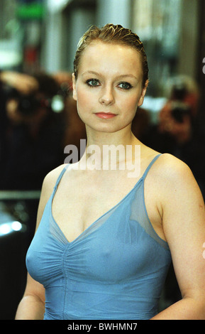 Schauspielerin Samantha Morton bei Premiere von "Morven Callar" Film, Edinburgh, Schottland. Stockfoto