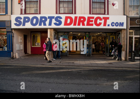 Sport-Direct.com-Sportbekleidung speichern Shop UK Stockfoto