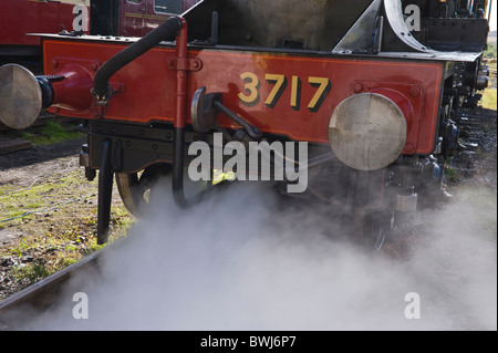 Vorderen Puffer der Stadt von Truro 3717 GWR 3700 Klasse 3440 die erste Dampfmaschine auf eine Geschwindigkeit von über 100 km/h im Jahr 1904 zu erreichen Stockfoto