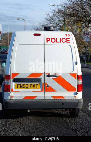 Wissenschaftliche Unterstützung Polizeifahrzeuge Nottinghamshire Stockfoto