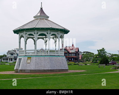 Der Pavillon im Ocean Park Oak Bluffs, Martha's Vineyard, Massachusetts Stockfoto