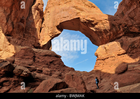 Der Doppelbogen Stockfoto