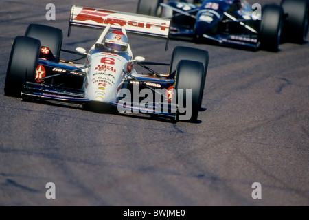 Mario Andretti während der 1993 IndyCar Valvoline 200 in Phoenix, AR. Stockfoto