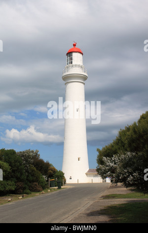 Split Point Lighthouse, Aireys Inlet, Great Ocean Road, in der Nähe von Lorne, Victoria, Australia, Australien Stockfoto