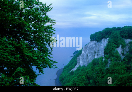 Europa, Deutschland, Mecklenburg-Vorpommern Pommern, Insel Rügen, Kreidefelsen im Nationalpark Jasmund, Victoria-Sicht aus gesehen Stockfoto