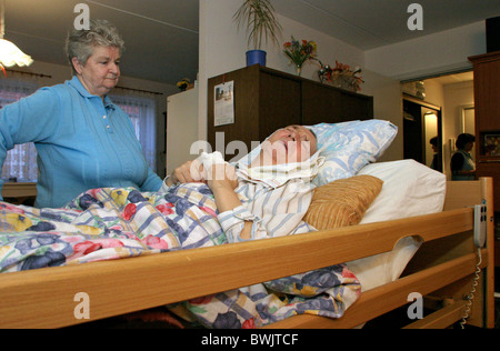 Mobile Krankenpflege, Potsdam, Deutschland Stockfoto