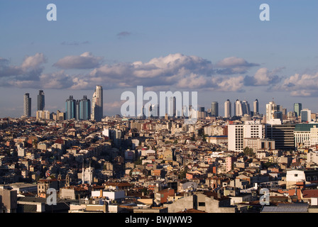 alten und neuen Teil von istanbul Stockfoto