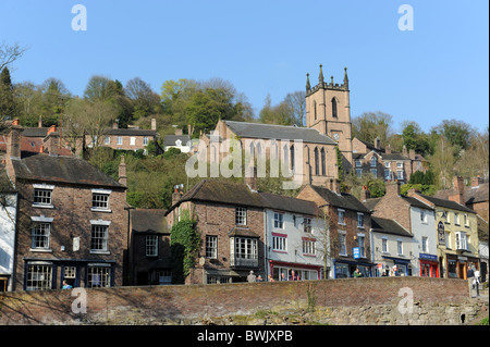 Die Stadt Ironbridge in Shropshire, England Uk Stockfoto