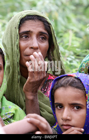 Flüchtlinge, Ktebanda, Pakistan Stockfoto