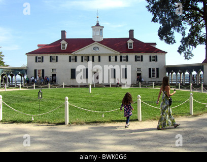 Mount Vernon, die Plantage-Haus von George Washington, erster Präsident der Vereinigten Staaten, Virginia, Amerika Stockfoto