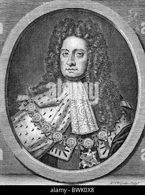 König George II. von England 1683-1760. Stockfoto