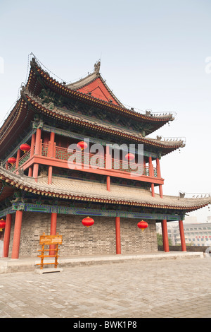 Das Haupttor Turm auf das Südtor, an der Stadtmauer, Xi ' an, Provinz Shaanxi, China Stockfoto