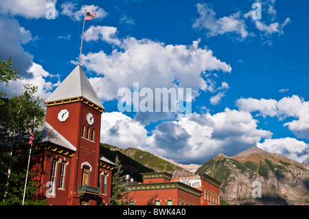 San Miguel County Courthouse, Telluride, Colorado Stockfoto