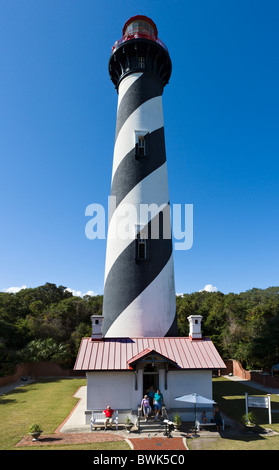 St Augustine Licht, Anastasia Island, St. Augustine, Florida, USA Stockfoto