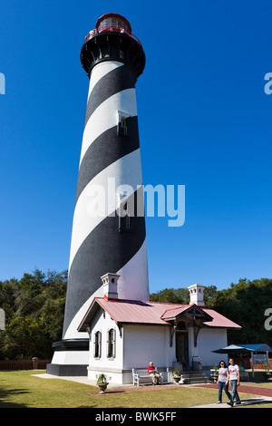 St Augustine Licht, Anastasia Island, St. Augustine, Florida, USA Stockfoto