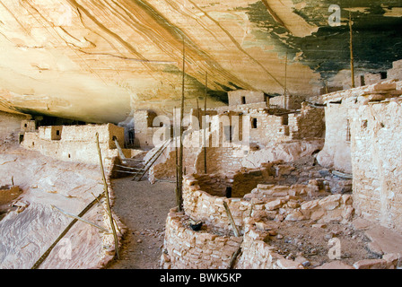 Keet Seel Ruinen Anasazi Kultur Indian Native Americans Klippe Pueblo-Ruinen Siedlung Höhle Grotte Rock cli Stockfoto