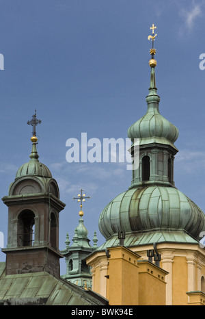 Kirchtürme der Kathedrale St. John ´s, Warschau, Polen, Europa Stockfoto