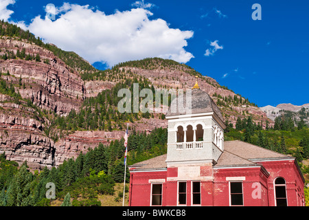 Das historische Ouray County Court House, Ouray, Colorado Stockfoto