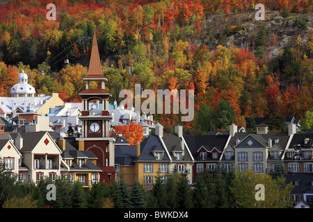 Dorf von Mont Tremblant, Quebec, Kanada Stockfoto