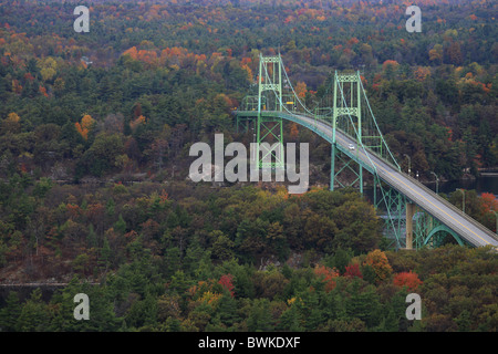 Die internationale Brücke, 1000 Island, Ontario, Canada Stockfoto