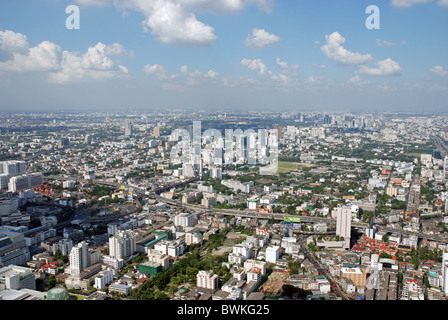 Bangkok Thailand Asien Baiyoke Tower Übersicht Panorama Stadt Baijoke Asien Stockfoto