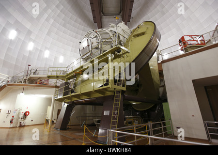 Australien, New South Wales, Coonabarabran, Abstellgleis-Frühling Sternwarte, Astronomie und Astrophysik Anglo-Australian Telescope Stockfoto