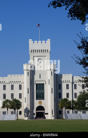 Die Zitadelle, militärische College of South Carolina, Charleston, SC, USA Stockfoto