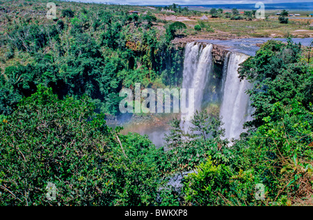 Südamerika Venezuela South America Salto Kama-Meru Wasserfall Landschaft Fluss La Gran Sabana Stockfoto