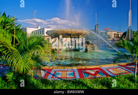 San Fernando De Apure Venezuela Südamerika Caiman Brunnen Hauptplatz Los Llanos Südamerika Stockfoto