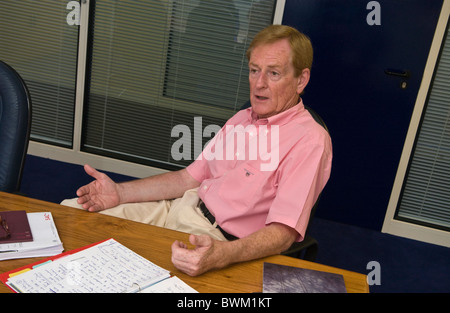 John Walter Jones Stuhl von S4C walisischen Sprache Fernsehsender Stockfoto