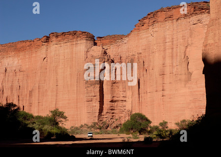 Argentinien Südamerika Canyon Parque Nacional Talampaya UNESCO Weltkulturerbe in der Nähe von Villa Union La Rioja Sout Stockfoto