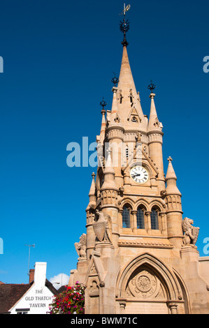 Rother Markt Uhrturm Stratford-upon-Avon. UK Stockfoto