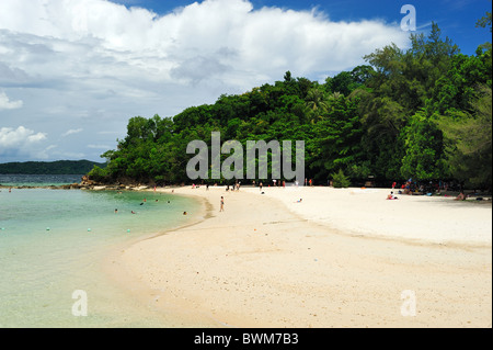 SAPI Island - Teil der Tunku Abdul Rahman Marine Park, Kota Kinabalu, Sabah Stockfoto