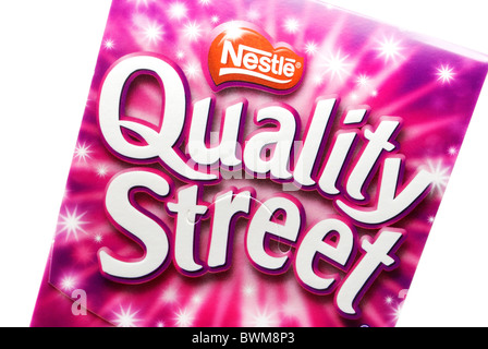 Nestle Straße uk Verpackungsqualität. Stockfoto