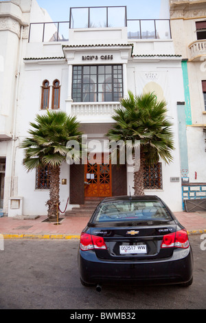 Exterieur des Rick's Cafe in Casablanca, Marokko. Stockfoto