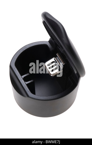 Objekt auf weiß - Aschenbecher hautnah Stockfoto