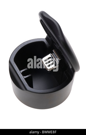 Objekt auf weiß - Aschenbecher hautnah Stockfoto