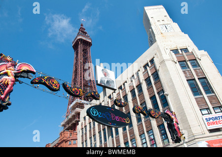 Der berühmte Turm Complex in Blackpool an der Küste von Lancashire in Nordengland Stockfoto