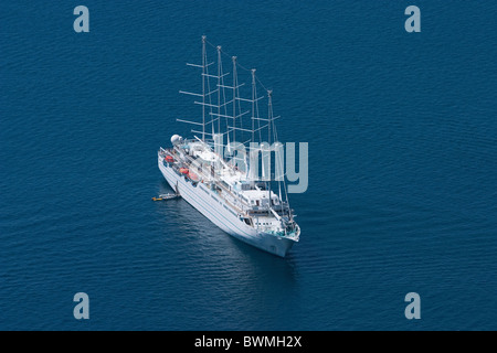 Große "Segelschiff" Hight anzeigen Italien Mittelmeer Stockfoto