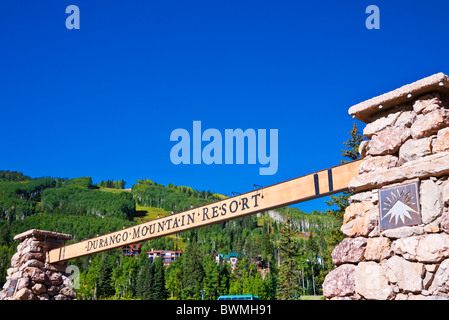 Durango Mountain Resort, San Juan Skyway (Highway 550), San Juan National Forest, Colorado Stockfoto