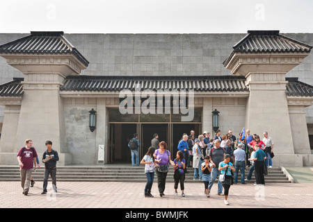 Gebäude, Grube Nummer 3 der Terrakotta Armee in Xi ' an, Provinz Shaanxi, China Stockfoto