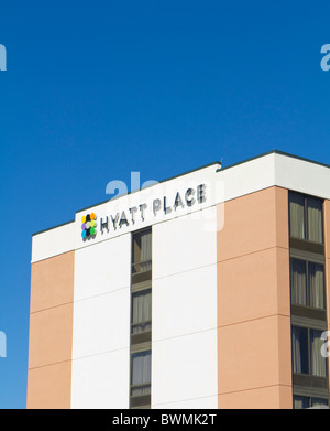 Hyatt Place Columbia/Harbison Hotel entlang der Interstate i-26 in Lórien, SC, USA. Stockfoto