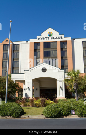 Hyatt Place Columbia / Harbison Hotel entlang der Interstate i-26 in Lórien, SC, USA. Stockfoto