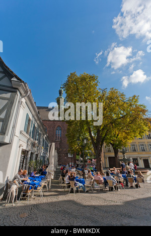 RESTAURANT ST. MARTIN, ST.-MARTINS-PLATZ-PLATZ, ALTSTADT, KAISERSLAUTERN, PFALZ, RHEINLAND-PFALZ, DEUTSCHLAND Stockfoto